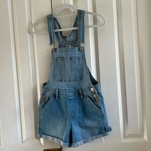 Rue21 Light Blue Jean Shorts Overalls